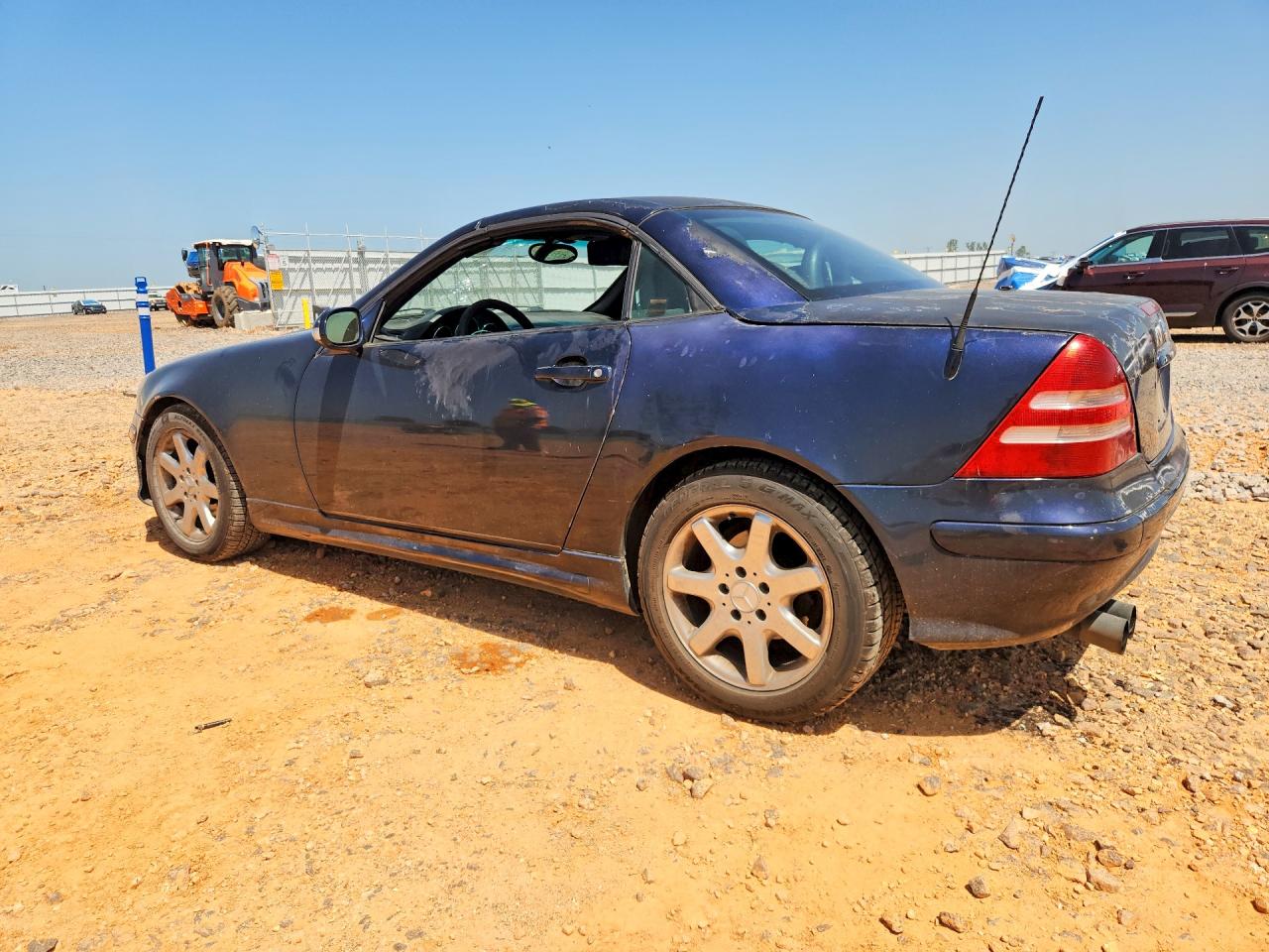 2001 Mercedes-benz Slk 230 Kompressor Blue vin: WDBKK49FX1F182160
