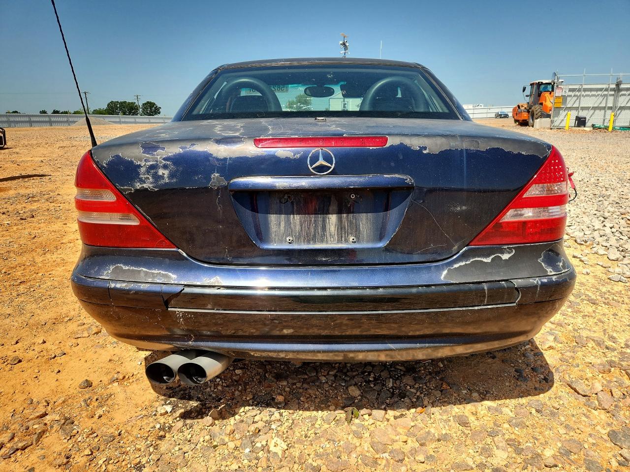 2001 Mercedes-benz Slk 230 Kompressor Blue vin: WDBKK49FX1F182160