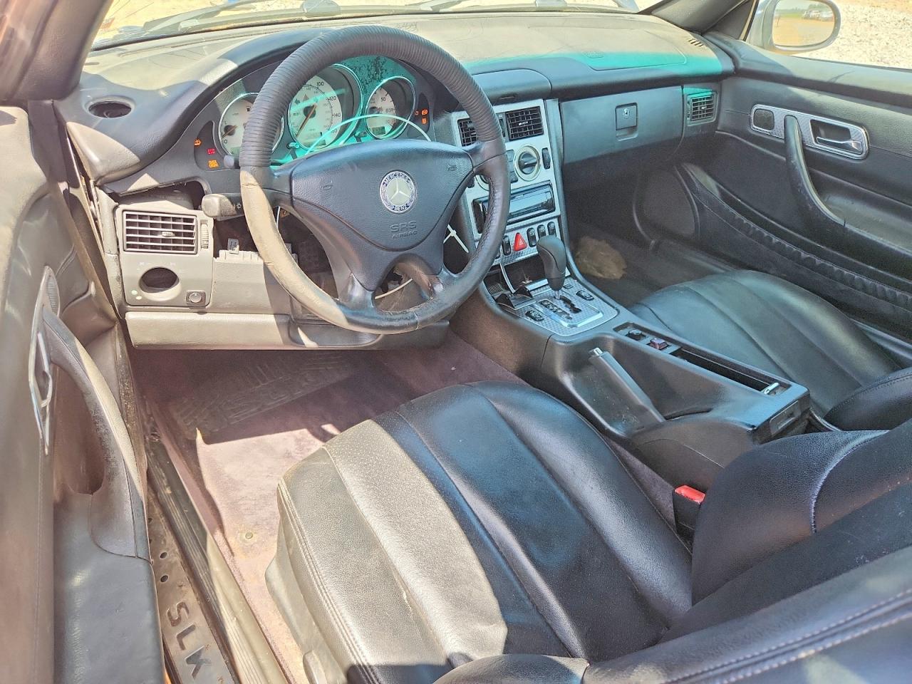 2001 Mercedes-benz Slk 230 Kompressor Blue vin: WDBKK49FX1F182160