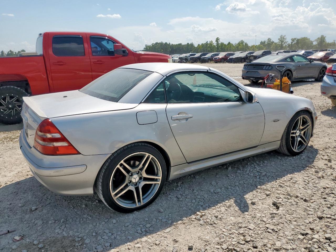 2004 Mercedes-benz Slk 230 Kompressor Silver vin: WDBKK49FX4F299094