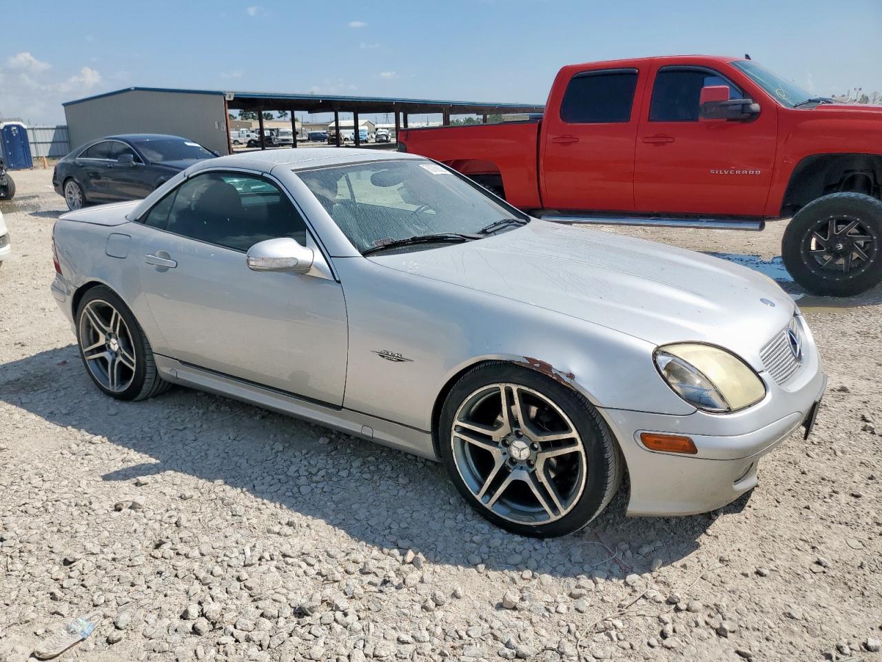 2004 Mercedes-benz Slk 230 Kompressor Silver vin: WDBKK49FX4F299094