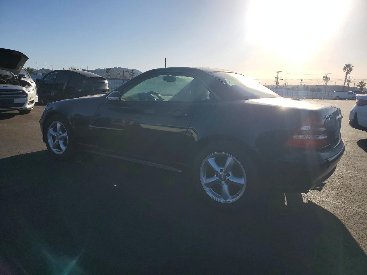 2001 Mercedes-benz Slk 320 Black vin: WDBKK65F01F213904