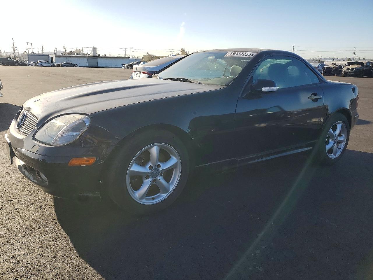 2001 Mercedes-benz Slk 320 Black vin: WDBKK65F01F213904