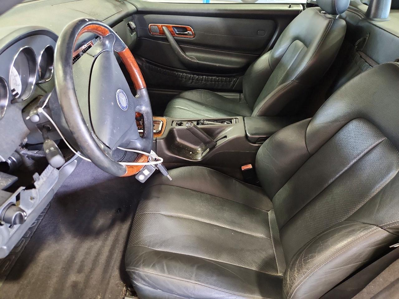 2002 Mercedes-benz Slk 320 Silver vin: WDBKK65F02F262800