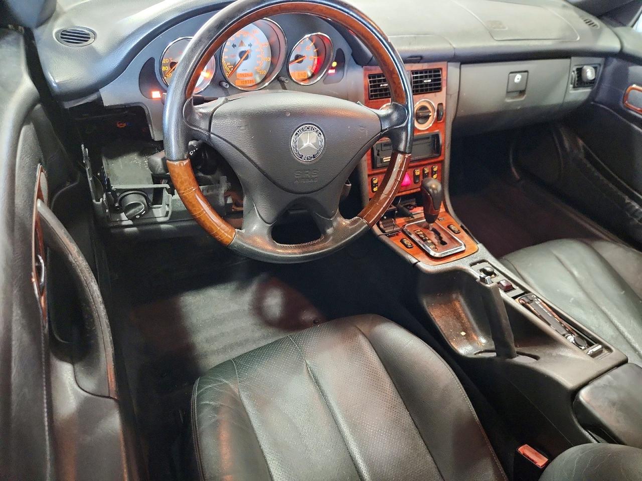 2002 Mercedes-benz Slk 320 Silver vin: WDBKK65F02F262800