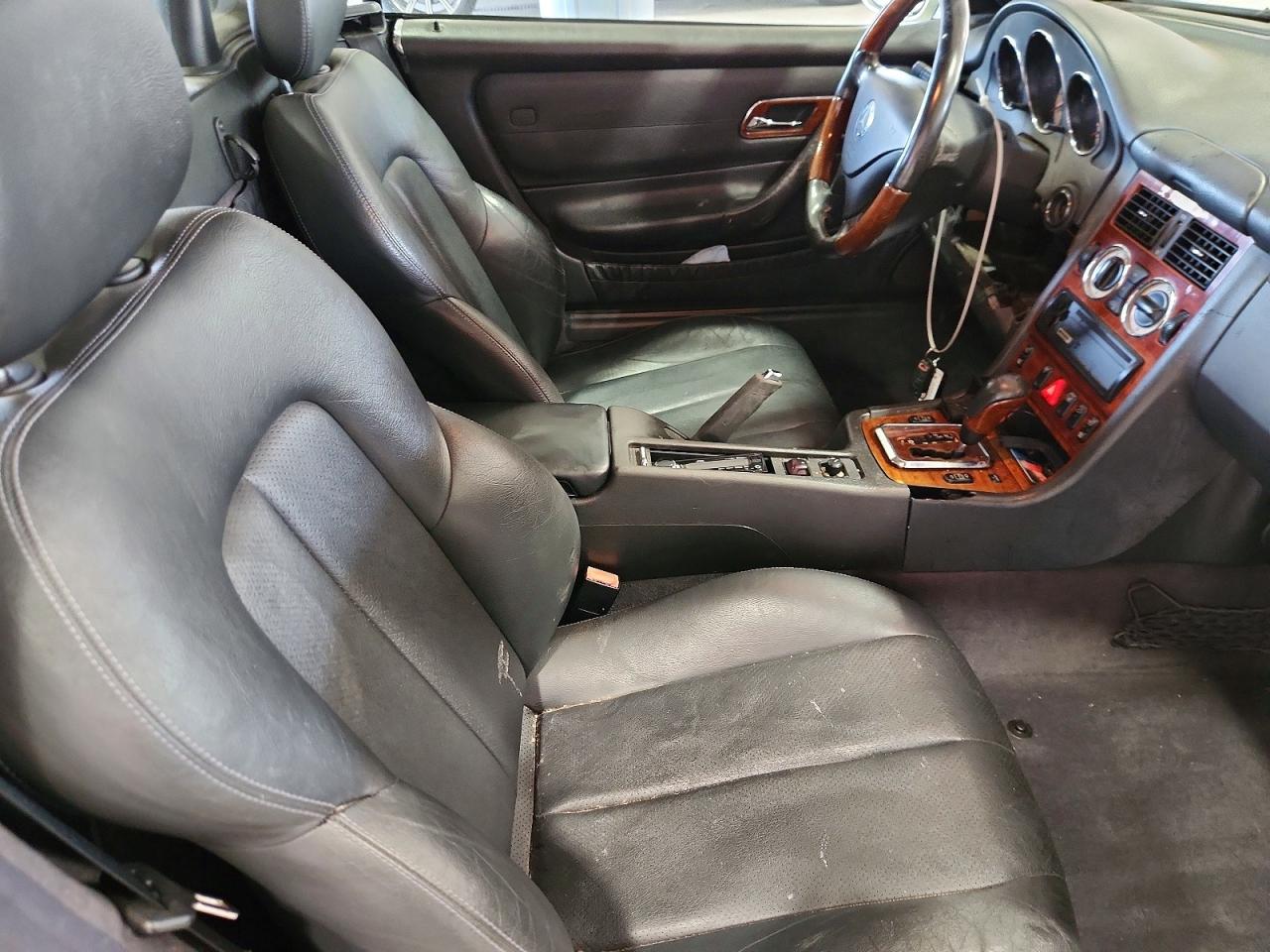 2002 Mercedes-benz Slk 320 Silver vin: WDBKK65F02F262800
