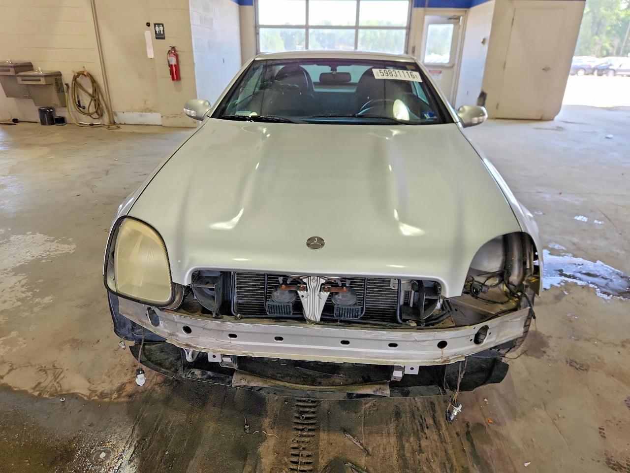 2002 Mercedes-benz Slk 320 Silver vin: WDBKK65F02F262800
