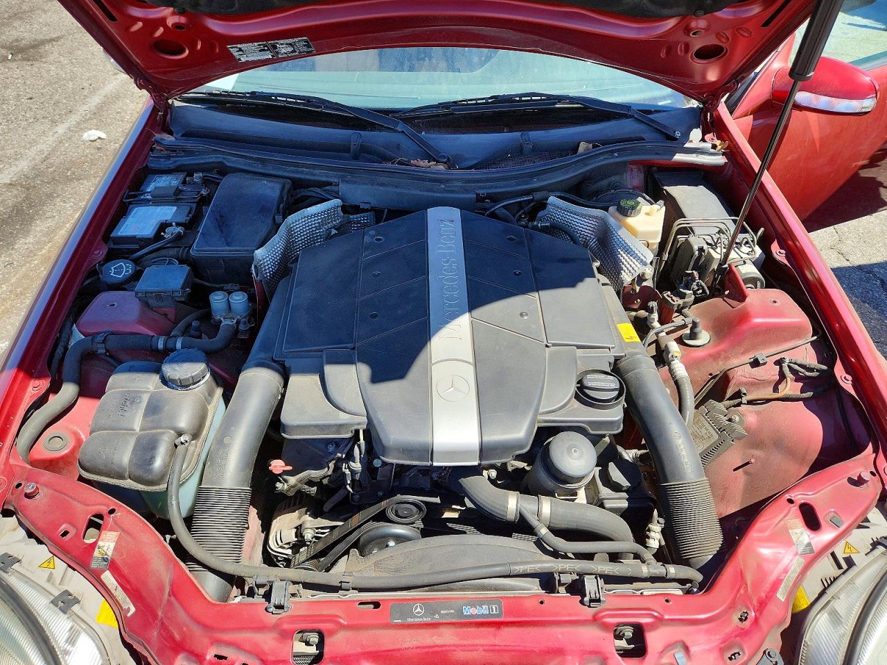2002 Mercedes-benz Slk 320 Burgundy vin: WDBKK65F02F266748