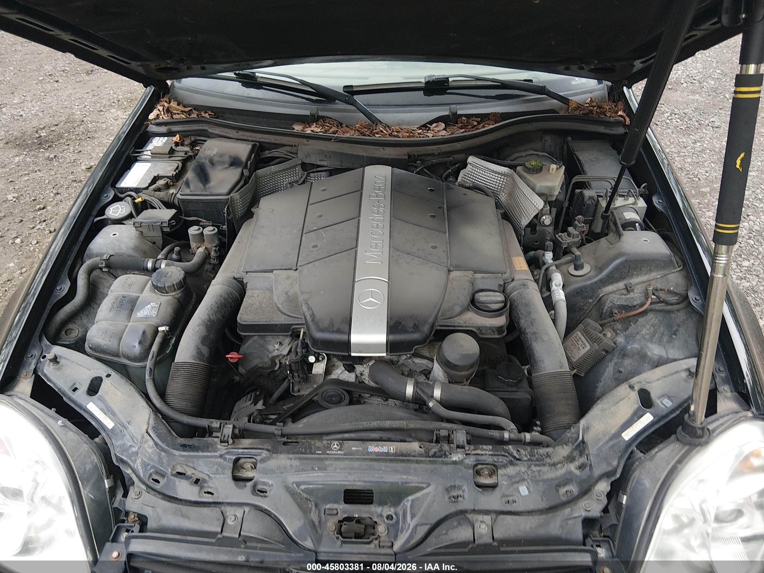2004 Mercedes-benz Slk 320   Black vin: WDBKK65F04F303333