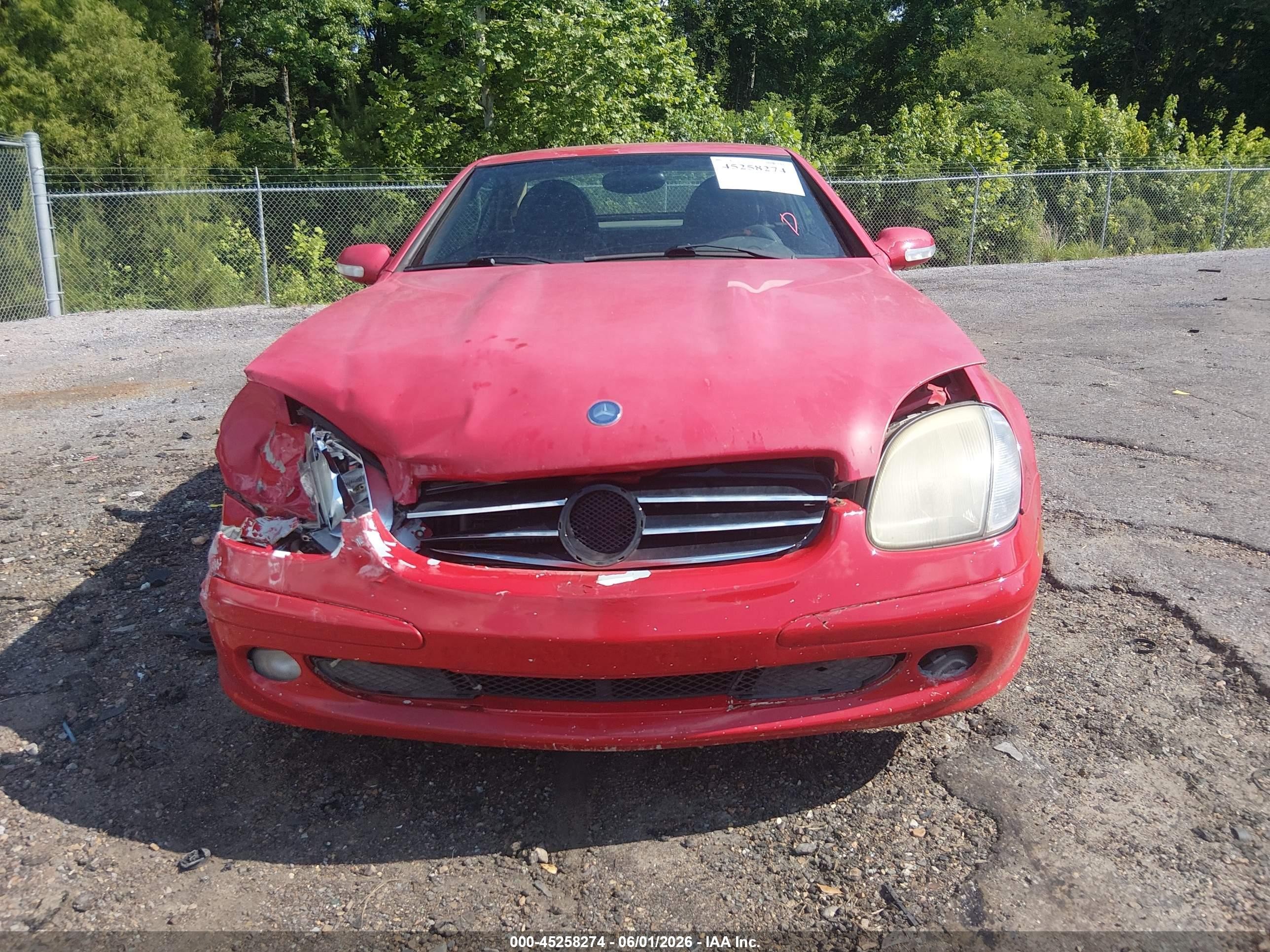 2002 Mercedes-benz Slk 320 Красный vin: WDBKK65F12F265656
