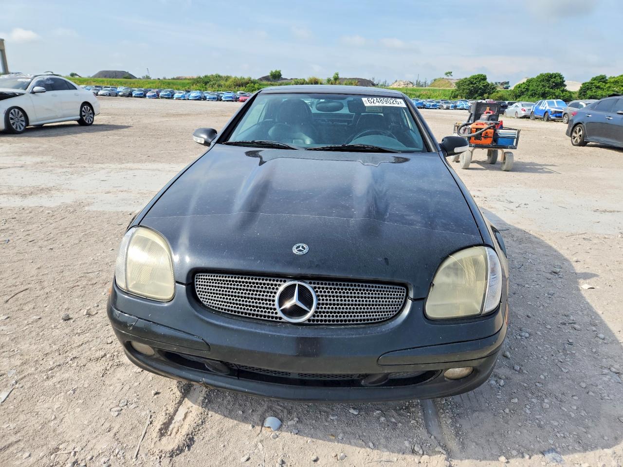 2001 Mercedes-benz Slk 320 Black vin: WDBKK65F21F172126