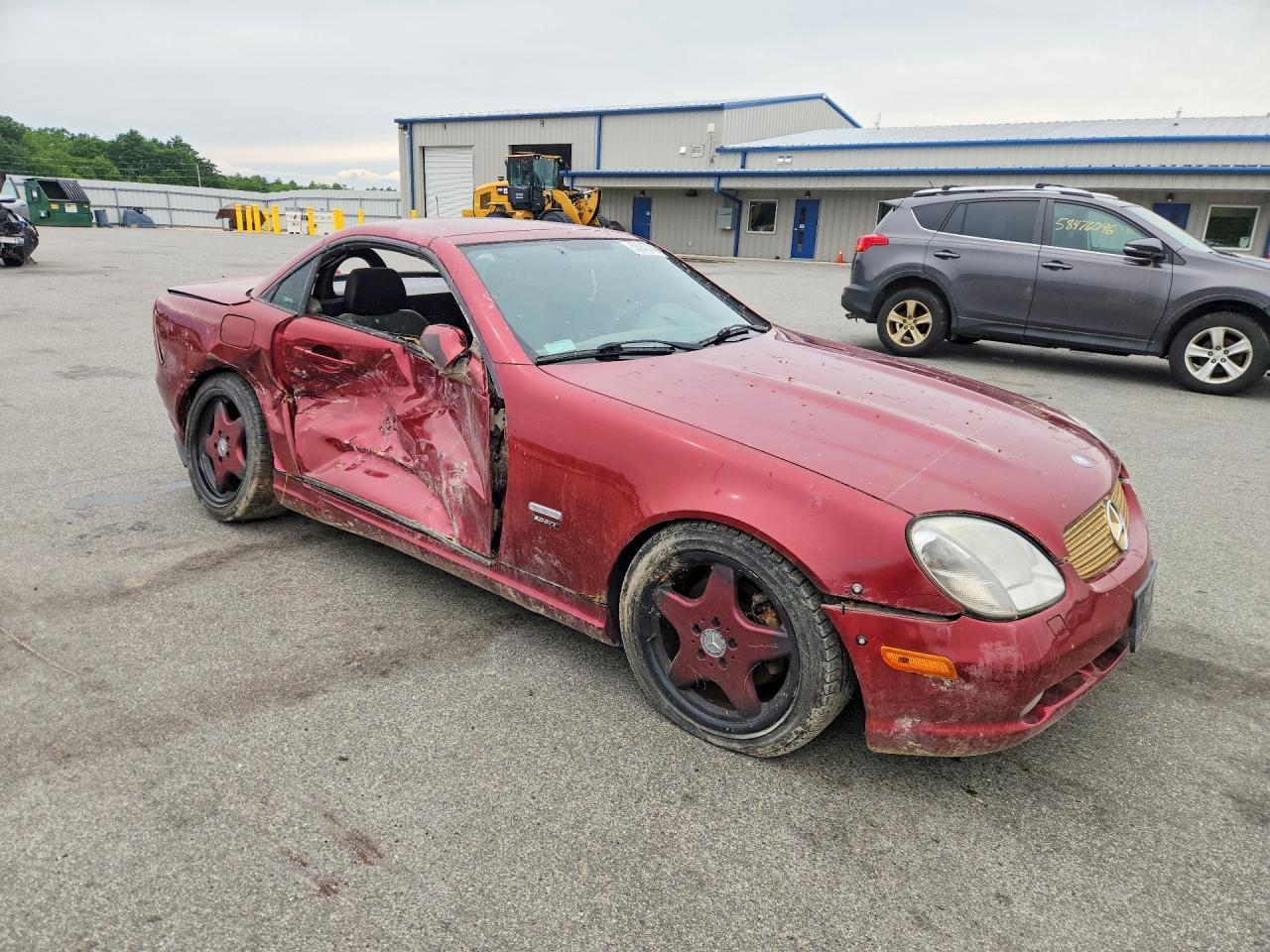 2001 Mercedes-benz Slk 320 Red vin: WDBKK65F21F205352