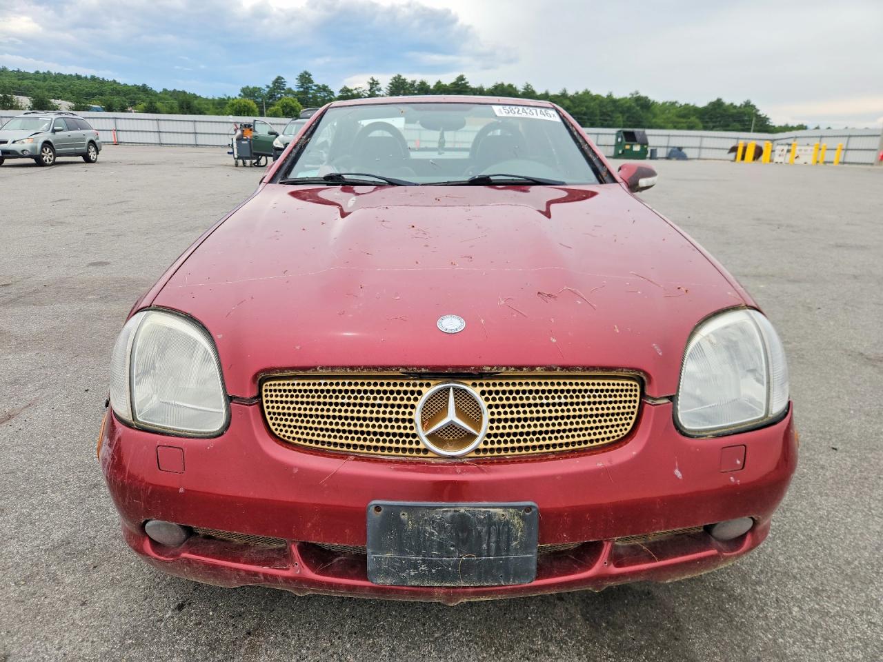 2001 Mercedes-benz Slk 320 Red vin: WDBKK65F21F205352