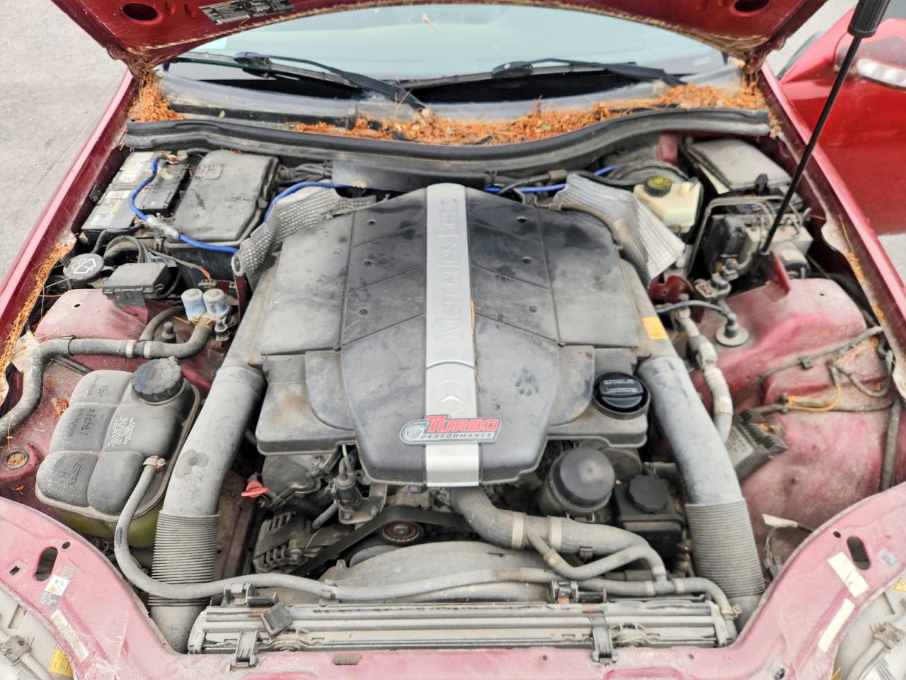 2001 Mercedes-benz Slk 320 Red vin: WDBKK65F21F205352