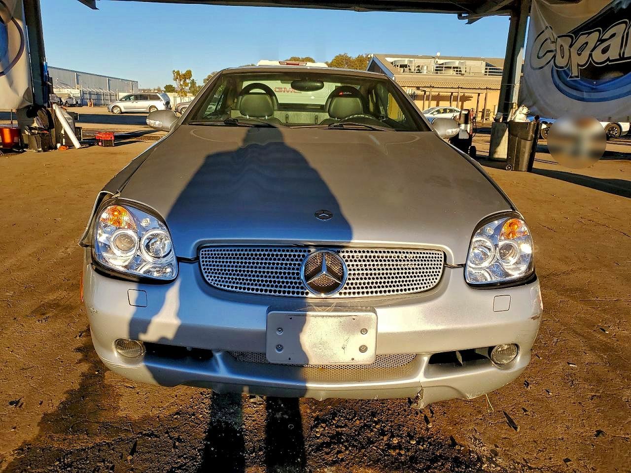 2001 Mercedes-benz Slk 320 Silver vin: WDBKK65F21F214374