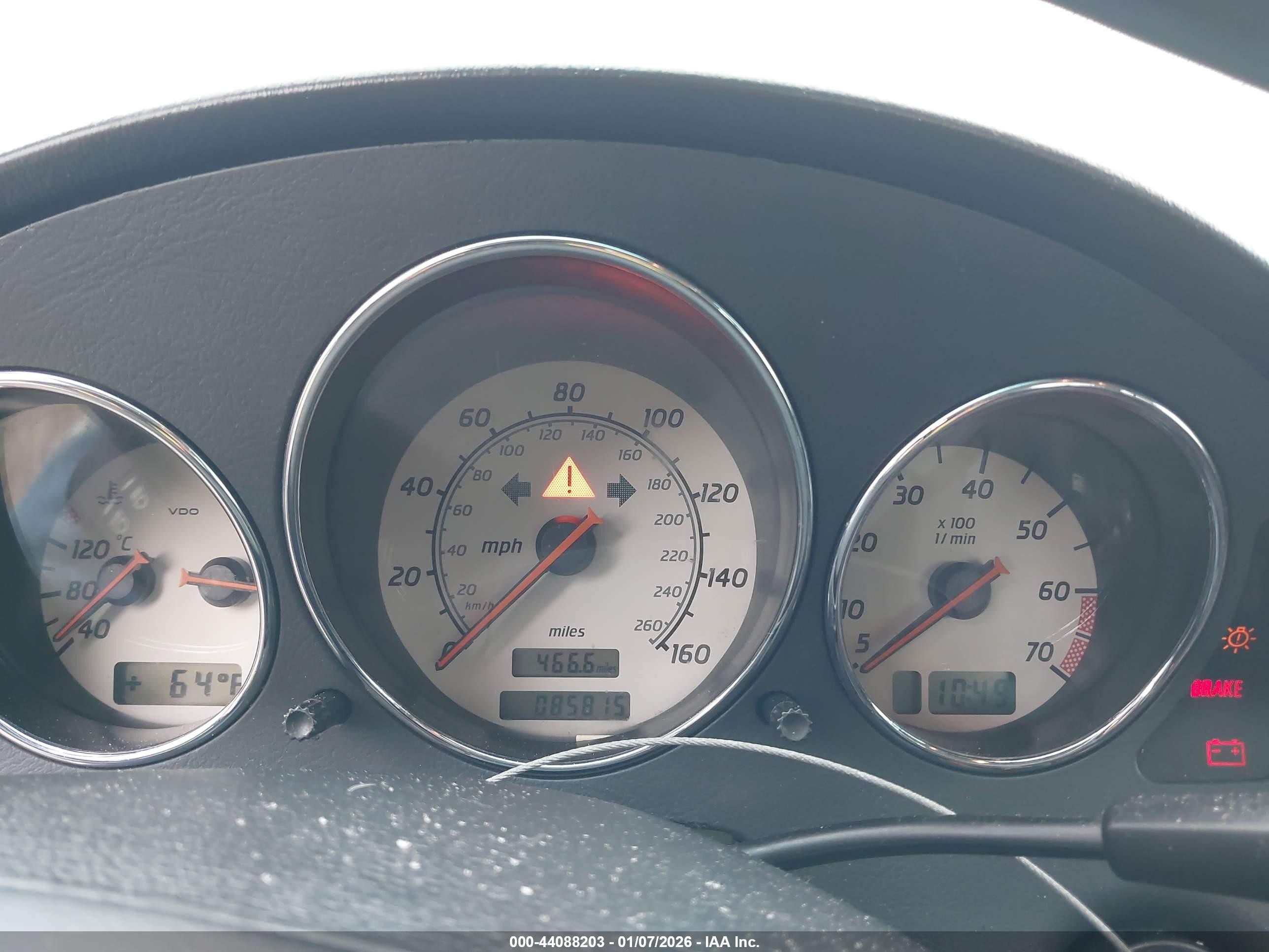 2001 Mercedes-benz Slk 320   Black vin: WDBKK65F21F220188