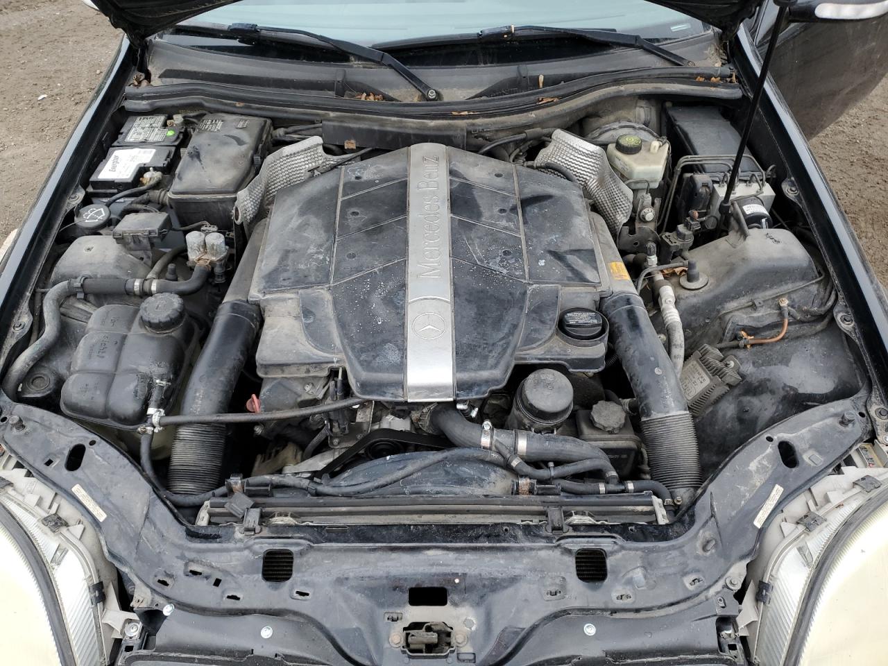 2004 Mercedes-benz Slk 320 Black vin: WDBKK65F24F303964