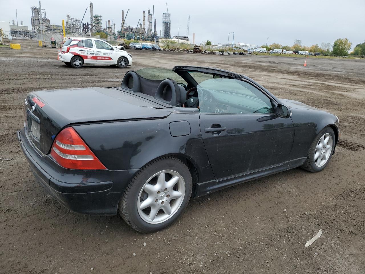 2004 Mercedes-benz Slk 320 Black vin: WDBKK65F24F303964