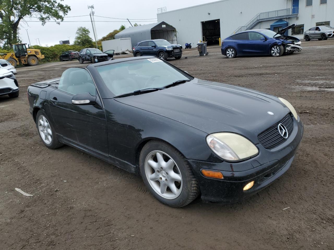 2004 Mercedes-benz Slk 320 Black vin: WDBKK65F24F303964