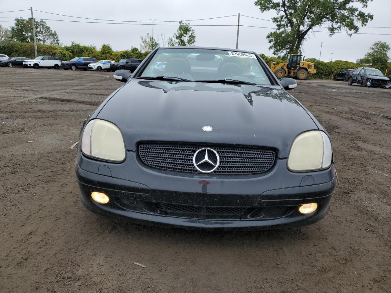 2004 Mercedes-benz Slk 320 Black vin: WDBKK65F24F303964