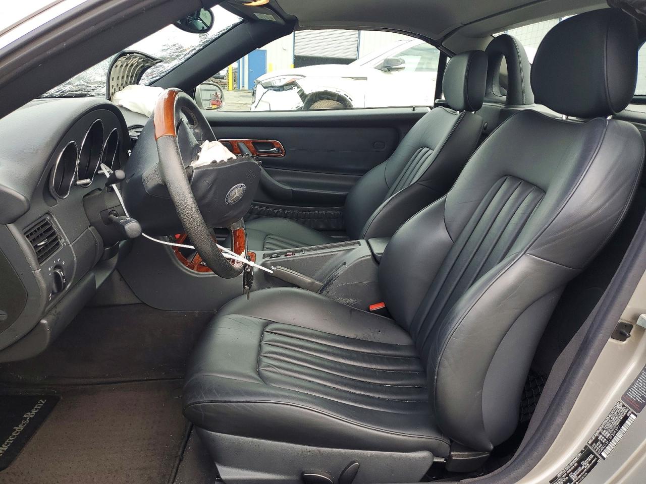 2004 Mercedes-benz Slk 320 Silver vin: WDBKK65F24F306377