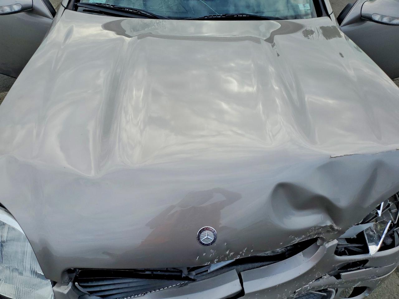 2004 Mercedes-benz Slk 320 Silver vin: WDBKK65F24F306377