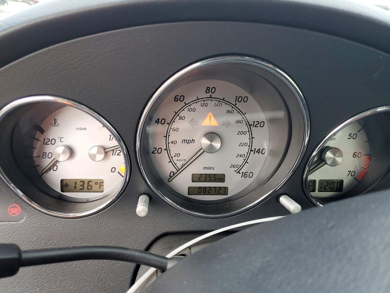 2004 Mercedes-benz Slk 320 Silver vin: WDBKK65F24F306377