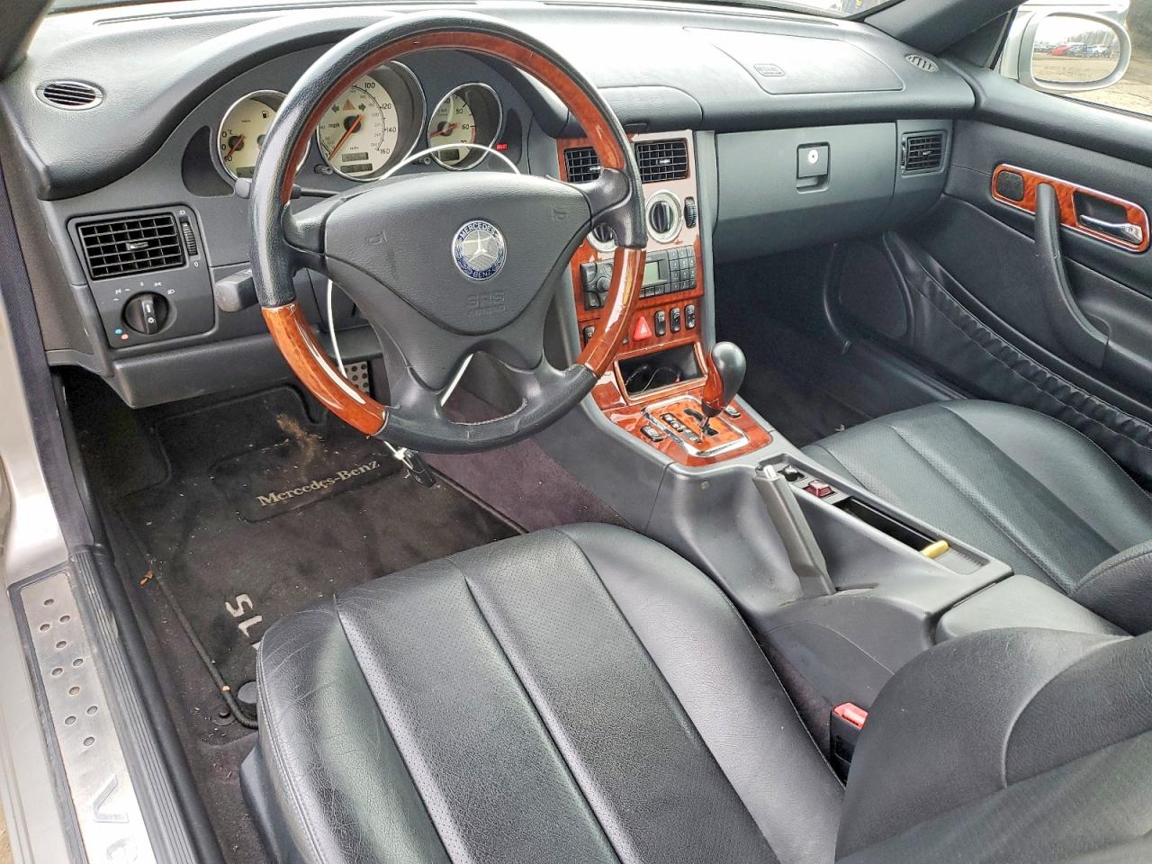 2004 Mercedes-benz Slk 320 Silver vin: WDBKK65F24F306993