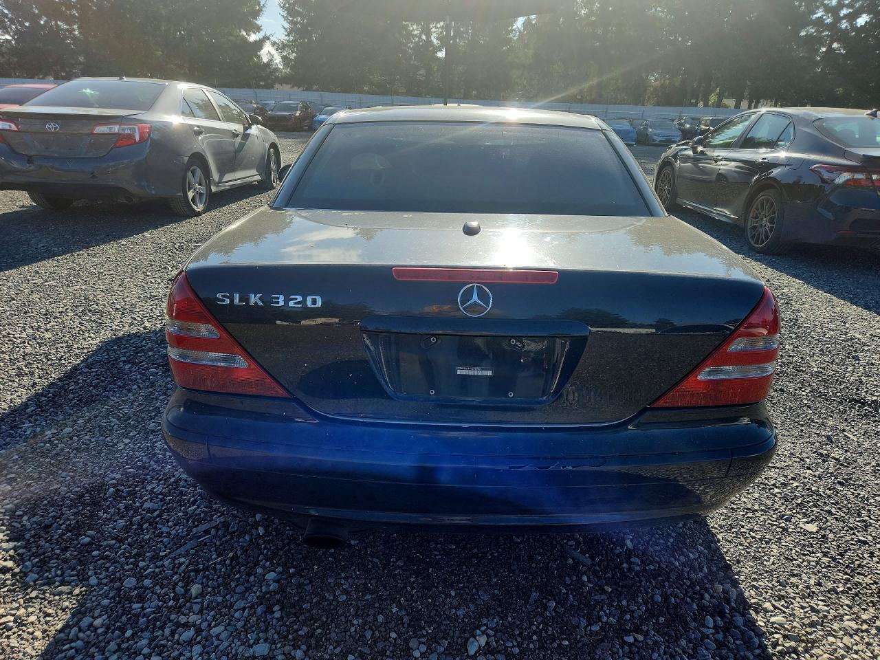 2001 Mercedes-benz Slk 320 Black vin: WDBKK65F31F209930