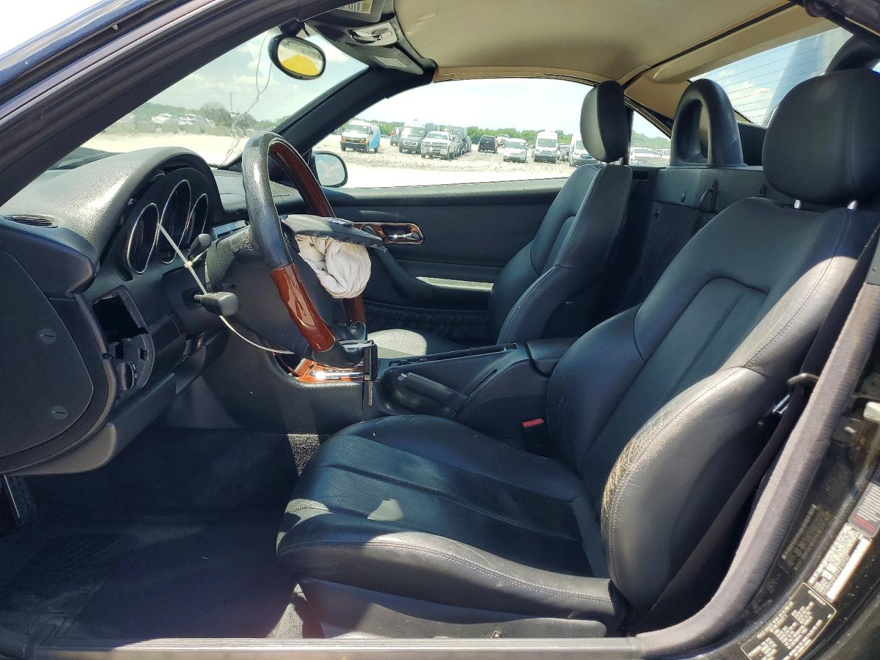 2001 Mercedes-benz Slk 320 Черный vin: WDBKK65F31F210737