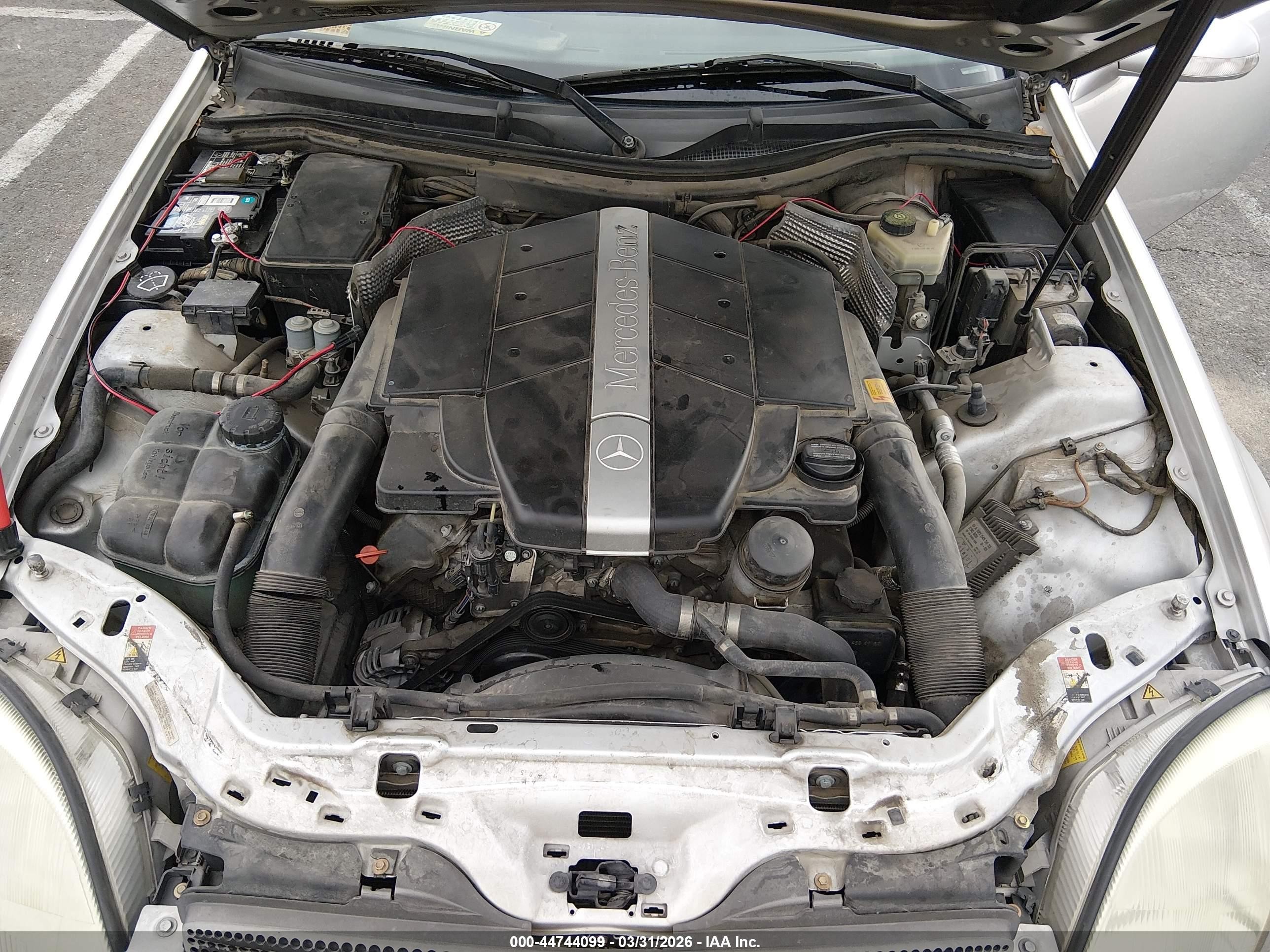 2001 Mercedes-benz Slk 320 Silver vin: WDBKK65F31F217865