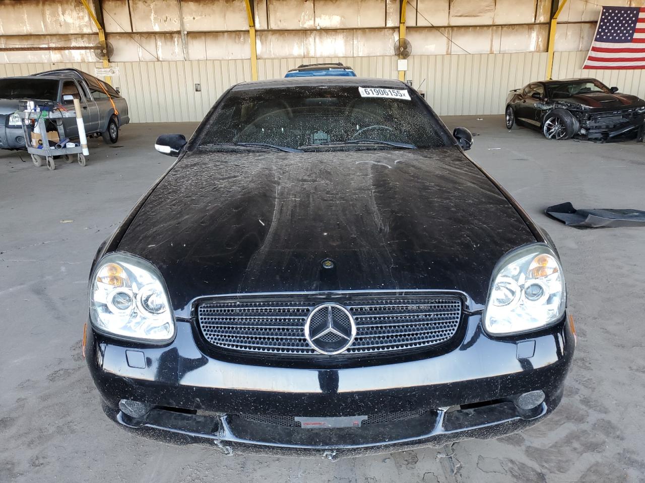 2001 Mercedes-benz Slk 320 Black vin: WDBKK65F31F218952