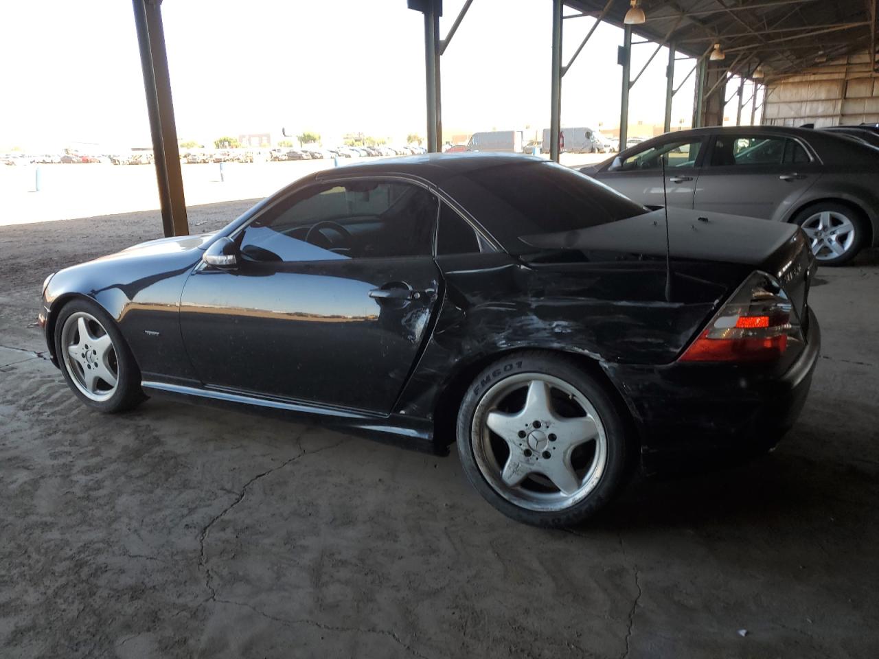 2001 Mercedes-benz Slk 320 Black vin: WDBKK65F31F218952