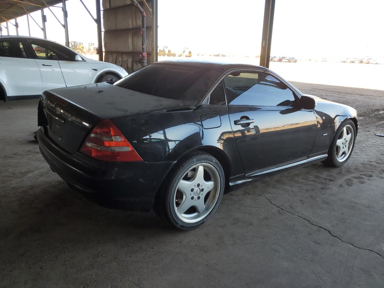 2001 Mercedes-benz Slk 320 Black vin: WDBKK65F31F218952