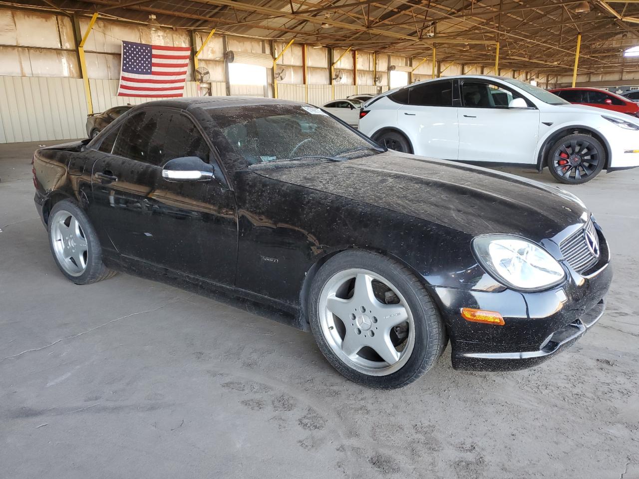 2001 Mercedes-benz Slk 320 Black vin: WDBKK65F31F218952