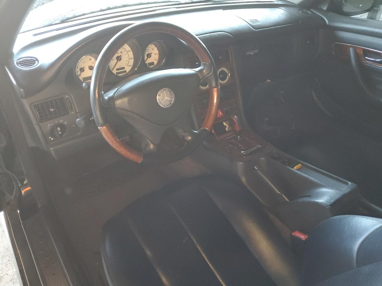 2001 Mercedes-benz Slk 320 Black vin: WDBKK65F31F218952
