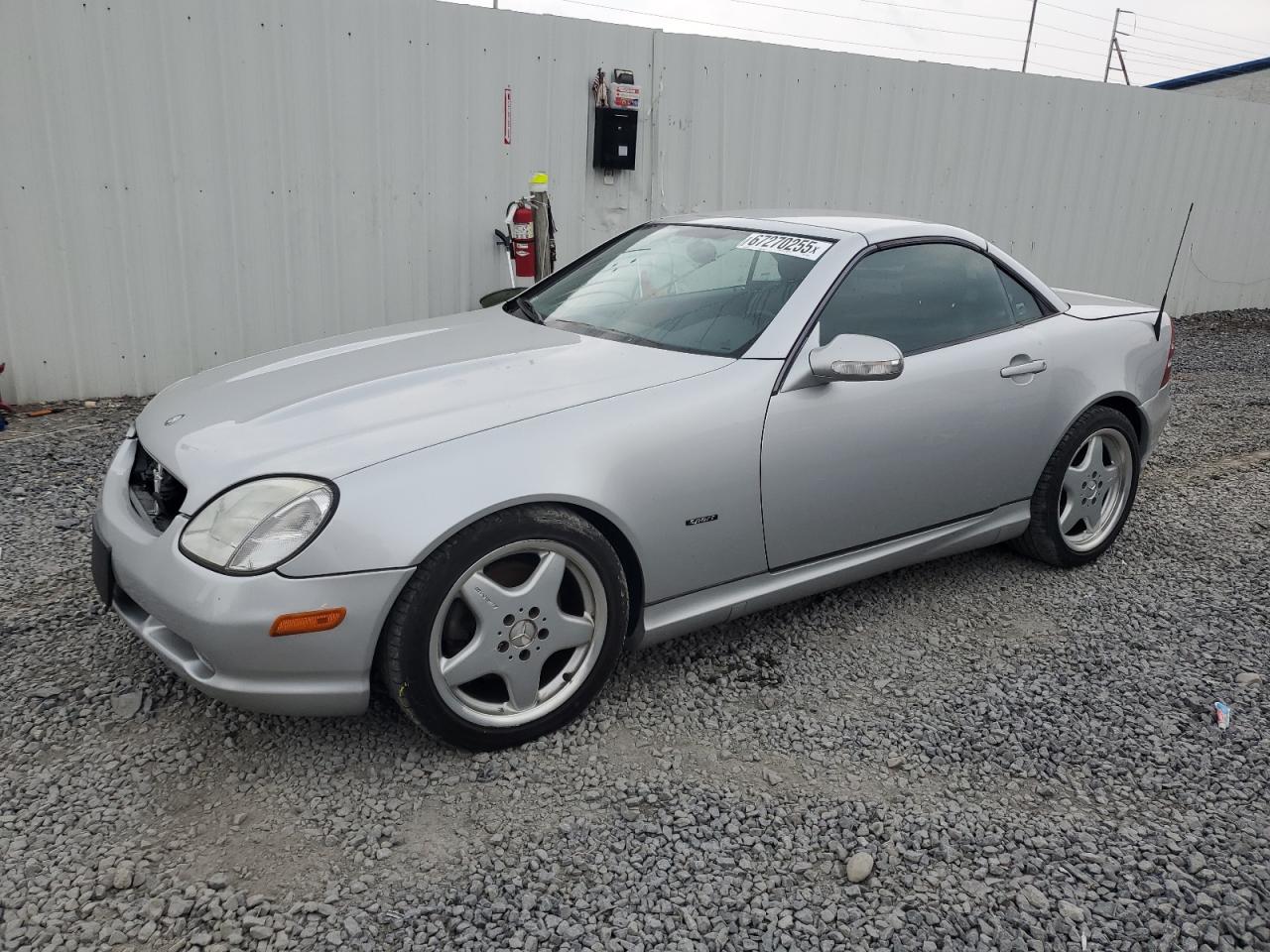 2001 Mercedes-benz Slk 320 Silver vin: WDBKK65F31F230678