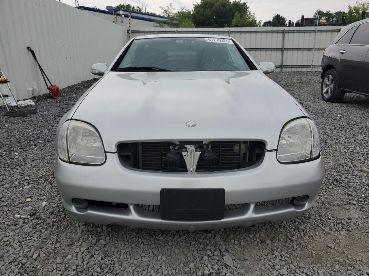 2001 Mercedes-benz Slk 320 Silver vin: WDBKK65F31F230678