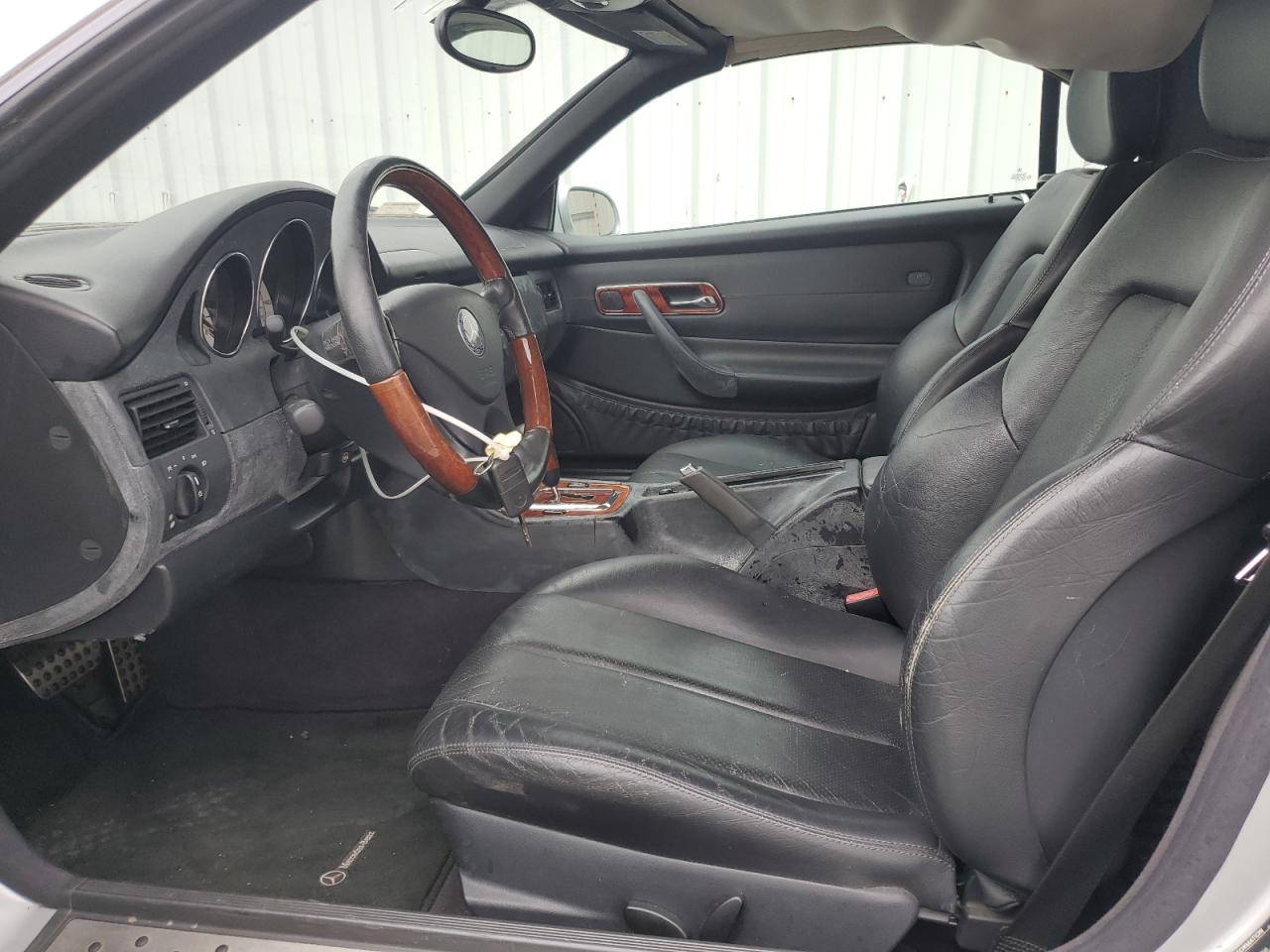 2001 Mercedes-benz Slk 320 Silver vin: WDBKK65F31F230678