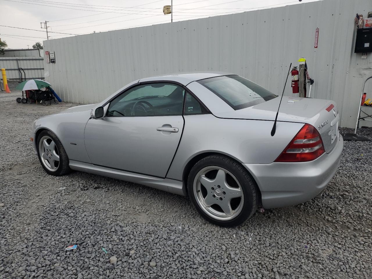 2001 Mercedes-benz Slk 320 Silver vin: WDBKK65F31F230678