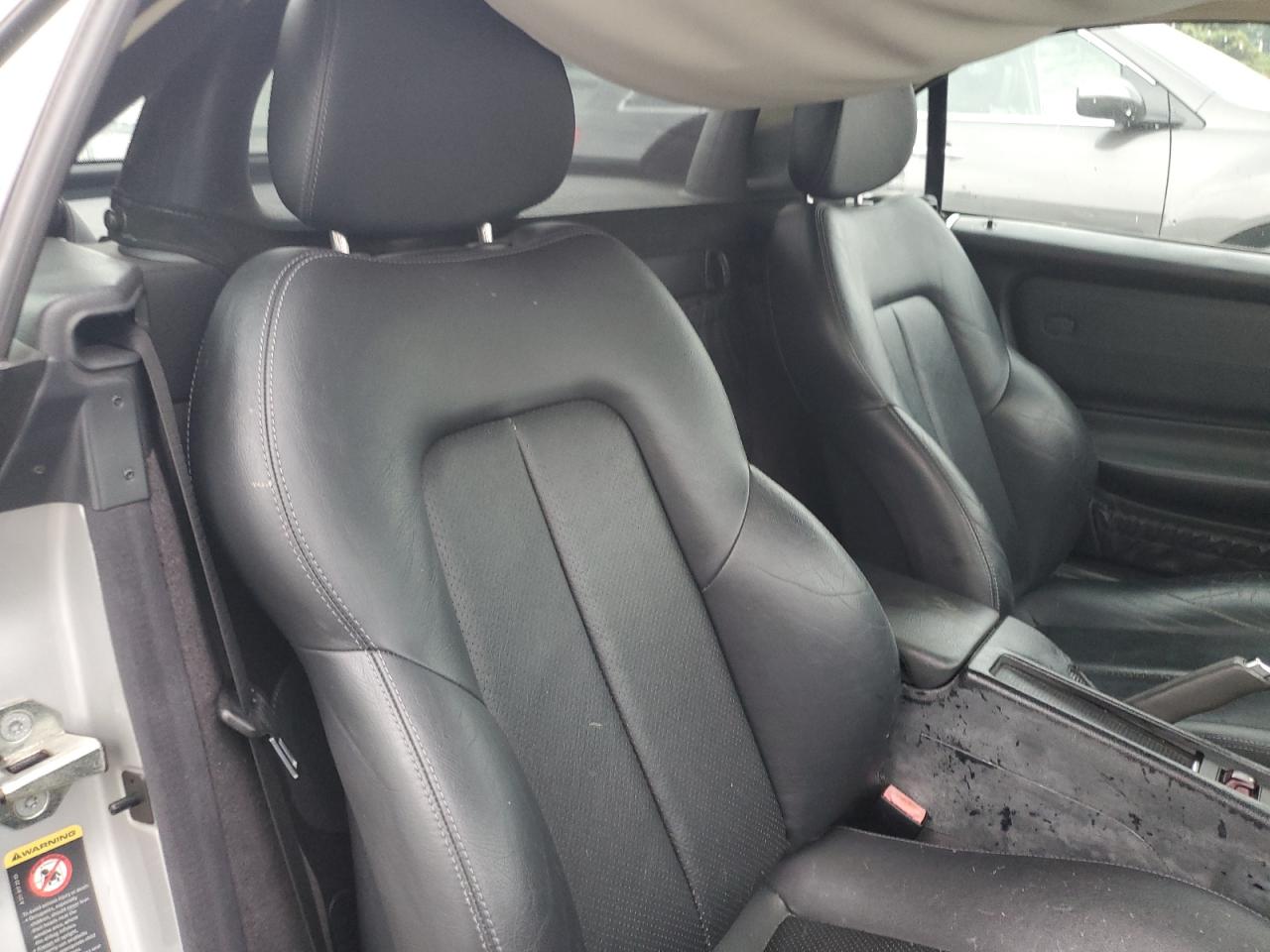 2001 Mercedes-benz Slk 320 Silver vin: WDBKK65F31F230678