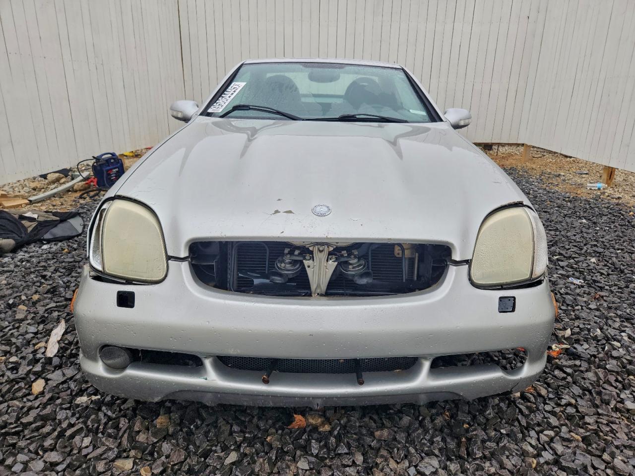 2001 Mercedes-benz Slk 320 Silver vin: WDBKK65F41F178865