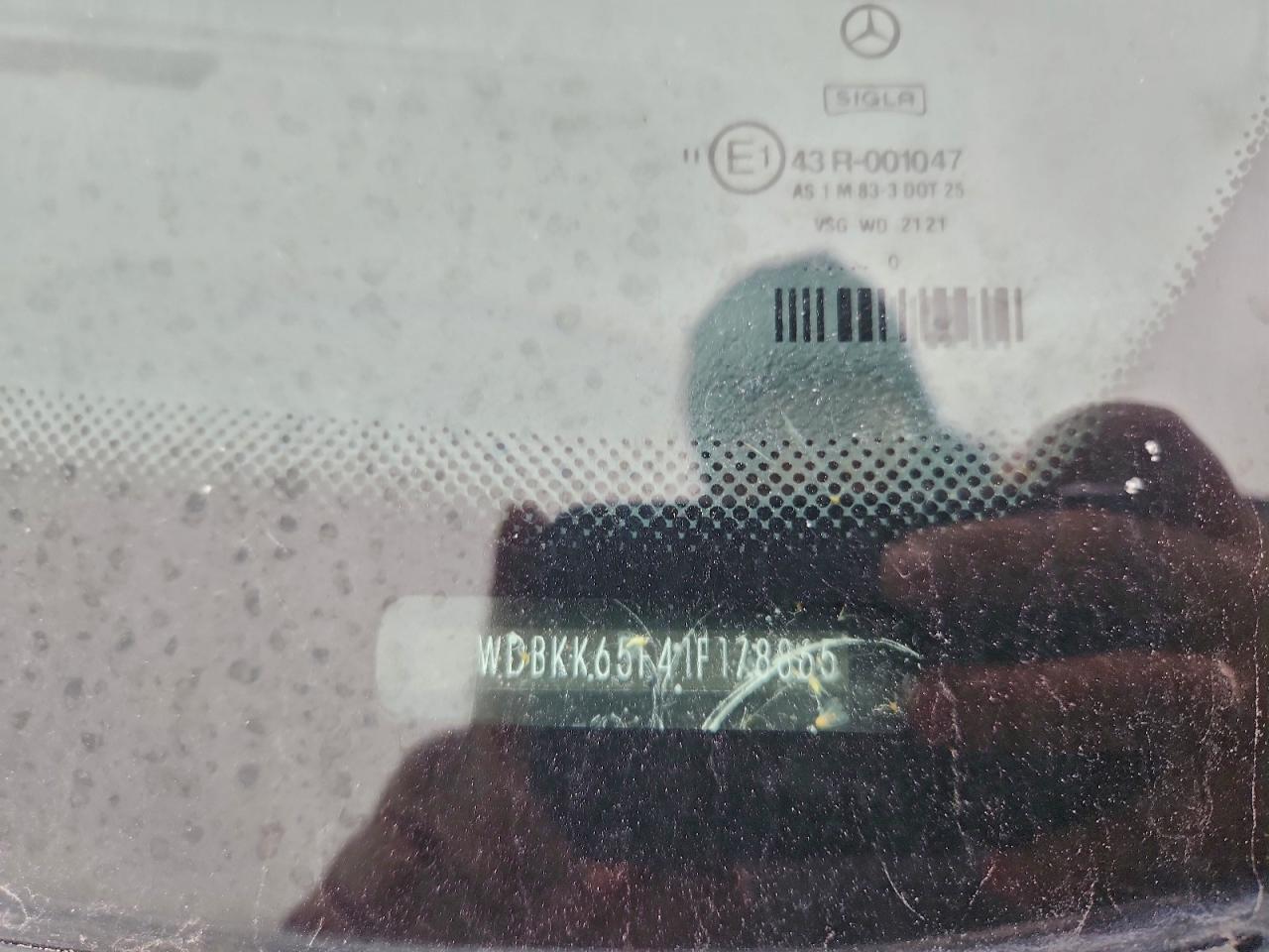 2001 Mercedes-benz Slk 320 Silver vin: WDBKK65F41F178865