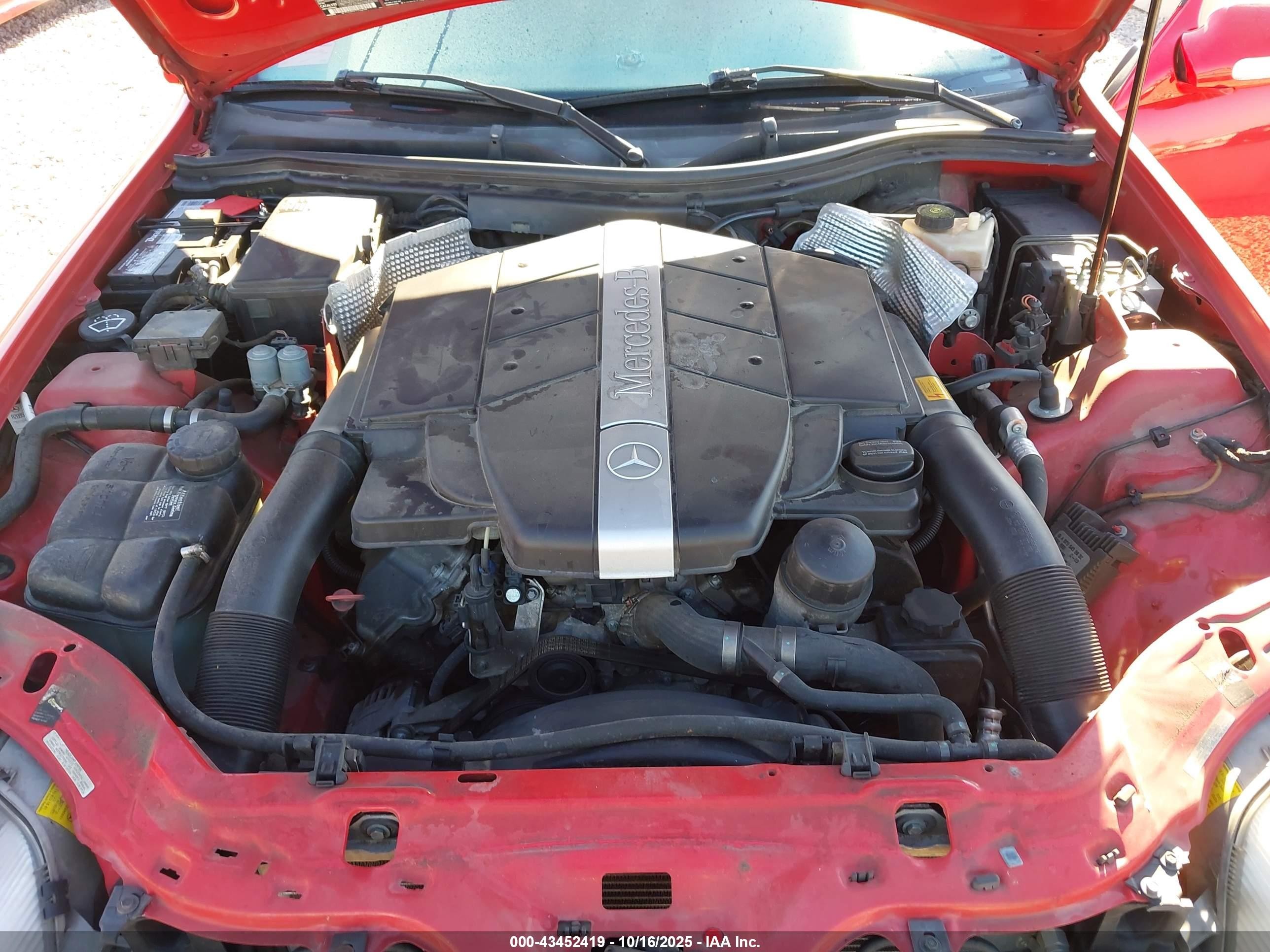 2001 Mercedes-benz Slk 320   Red vin: WDBKK65F41F191373