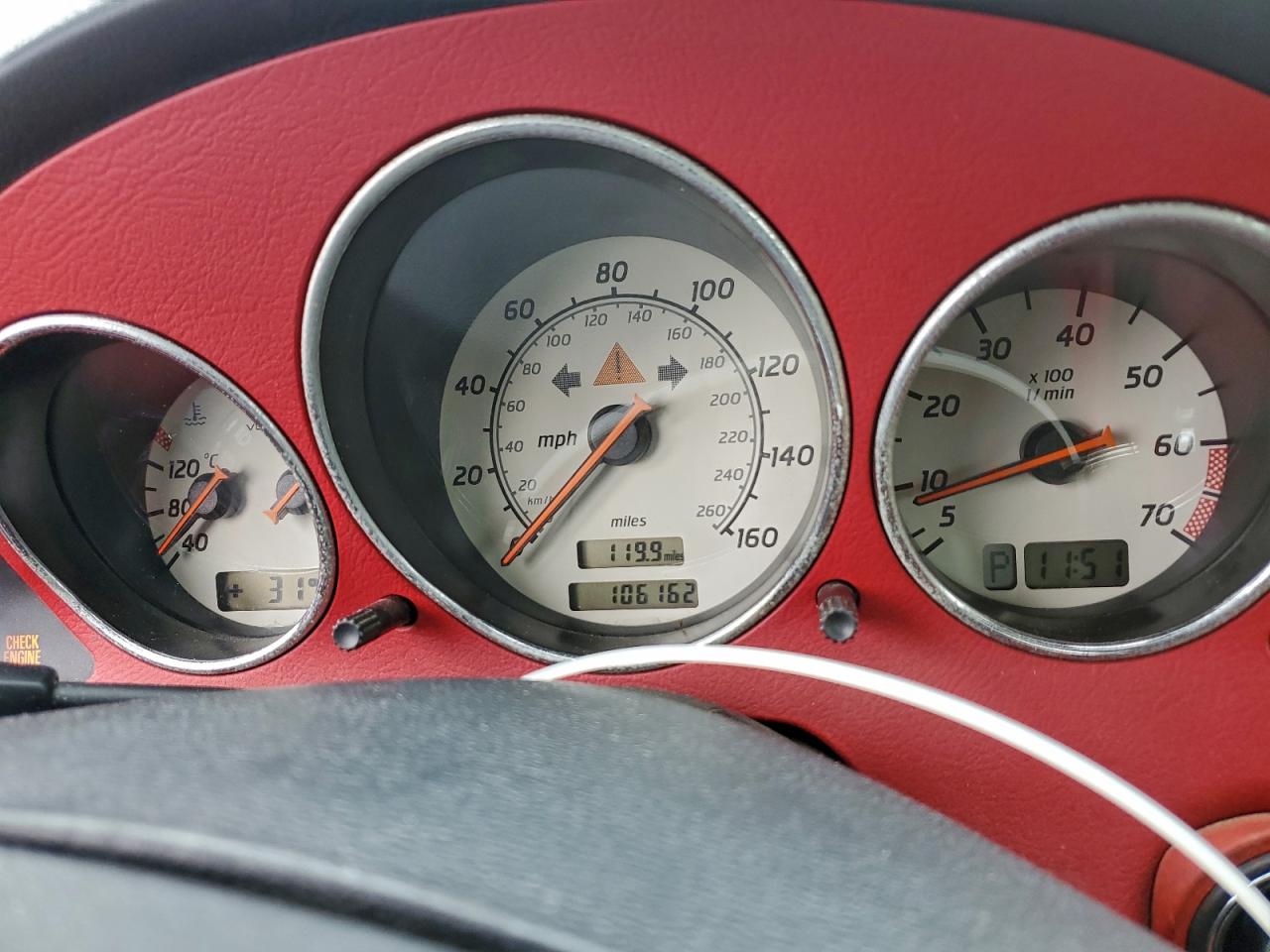 2001 Mercedes-benz Slk 320 Silver vin: WDBKK65F41F202940