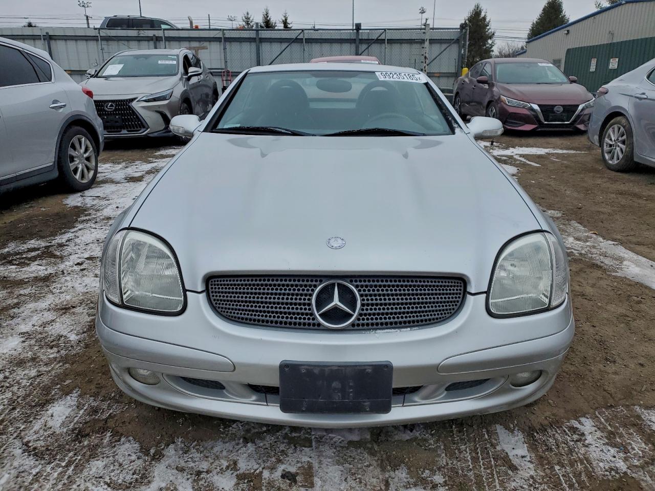 2001 Mercedes-benz Slk 320 Silver vin: WDBKK65F41F202940