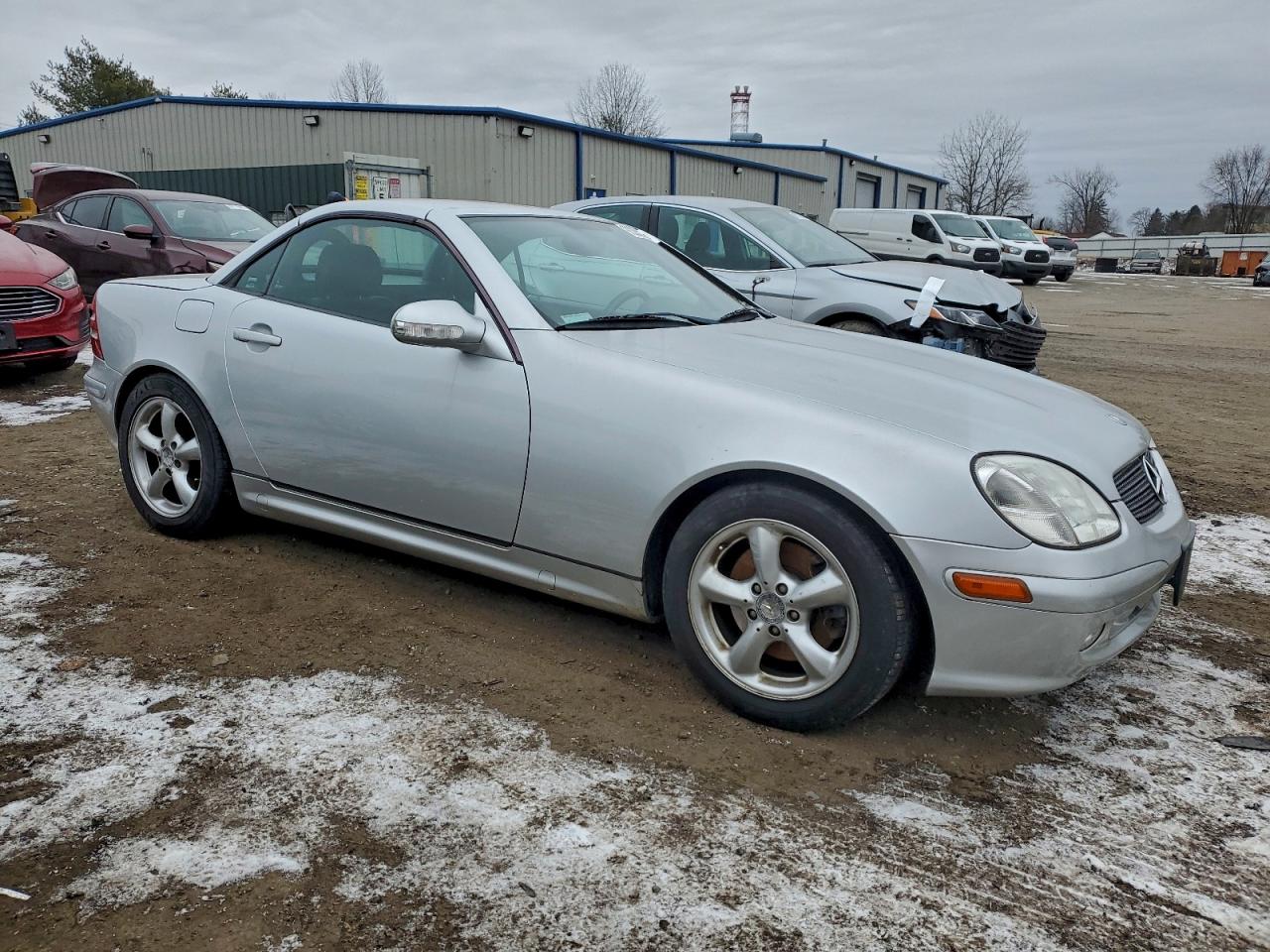 2001 Mercedes-benz Slk 320 Silver vin: WDBKK65F41F202940