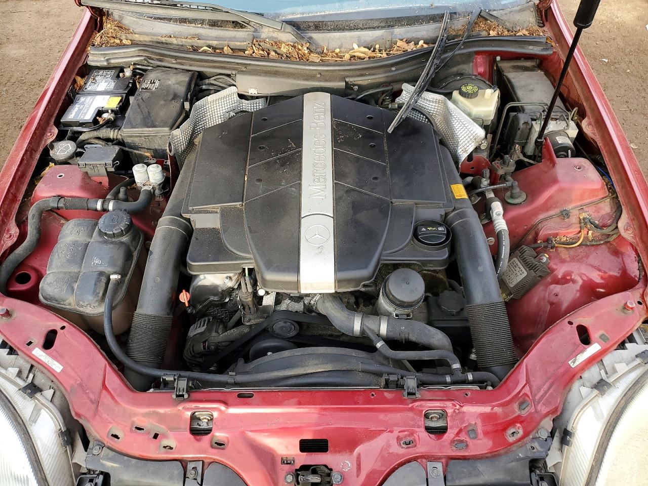 2001 Mercedes-benz Slk 320 Red vin: WDBKK65F41F211721