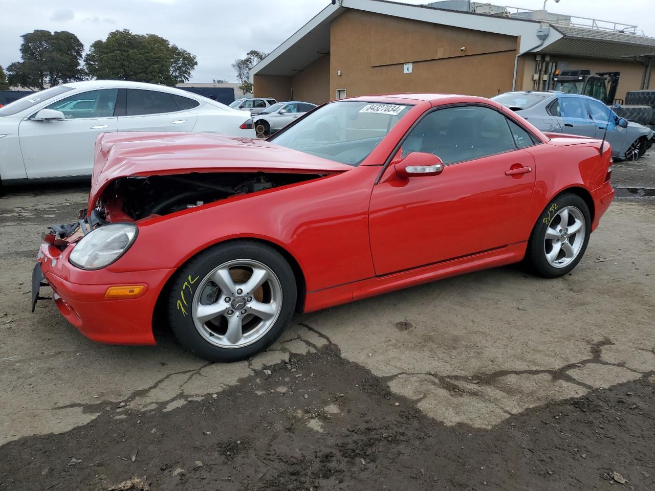 2001 Mercedes-benz Slk 320 Red vin: WDBKK65F41F226946