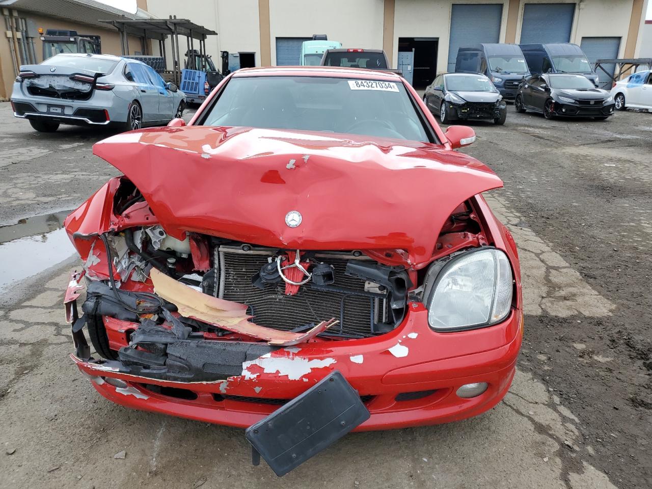 2001 Mercedes-benz Slk 320 Red vin: WDBKK65F41F226946